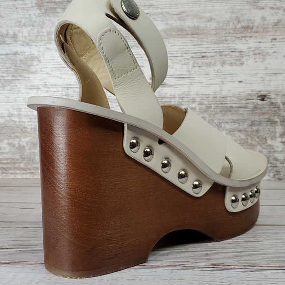 rag & bone | Hester Leather Platform Clog Sandals - Picture 6 of 10